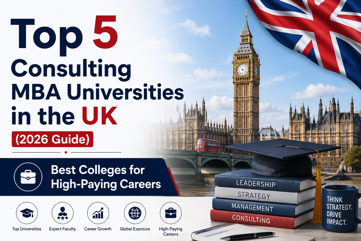 Top 5 Consulting MBA Universities in the UK (2026 Guide) – Best Colleges for High-Paying Careers